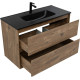 Тумба под раковину Aquanet Милан 100 дуб рустикальный