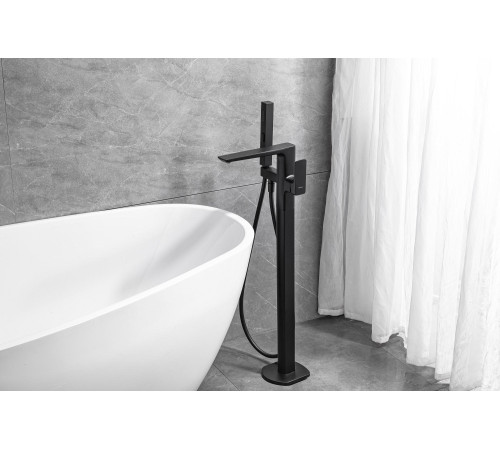 Смеситель для ванны Allen Brau Infinity 5.21009-31 (с внутренней частью) черный матовый