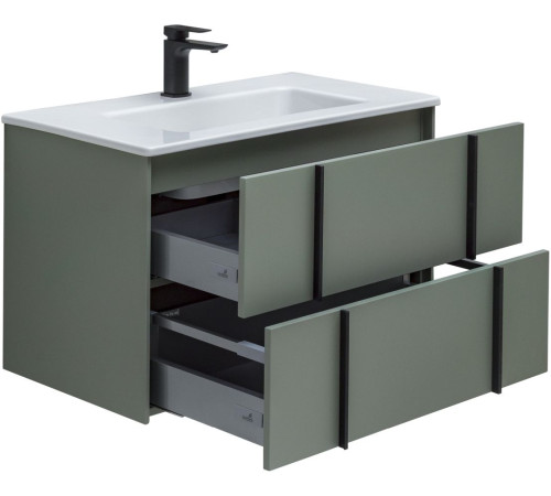 Тумба под раковину Allen Brau Reality 80 1.32005.CGM олива матовый