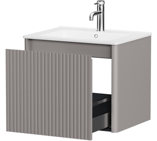 Тумба под раковину Allen Brau Gravity 60 1.370016.PGM платина матовый