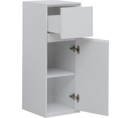 Шкаф-пенал Aquanet Милан 35 белый глянец (малый)