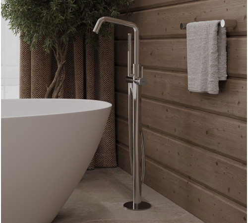 Смеситель для ванны Allen Brau Priority 5.31008-31 (с внутренней частью) черный матовый