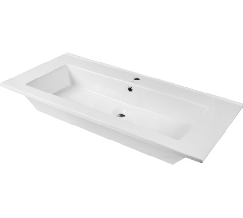 Тумба под раковину Aquanet Милан 105 черный глянец