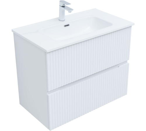 Тумба под раковину Aquanet Джейн 80 белый матовый