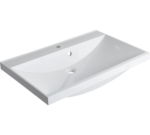 Тумба под раковину Aquanet Нота New 75 белый глянец