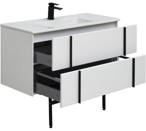 Тумба под раковину Allen Brau Reality 100 1.32007.WM белый матовый