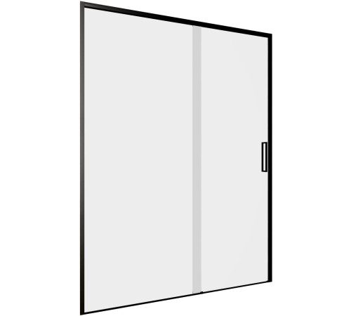 Душевая дверь Aquanet Pleasure Evo 140 AE65-N140-BT профиль черный, прозрачное стекло