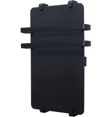 Полотенцесушитель электрический Allen Brau Infinity 100x44 с рейлингом 2.0 и креплением, черный матовый