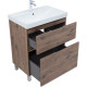 Тумба под раковину Aquanet Алвита New 70 напольная, дуб веллингтон табак
