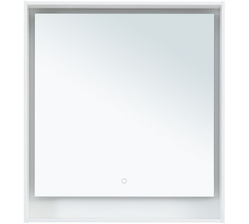 Зеркало Aquanet Милан 80 белый глянец
