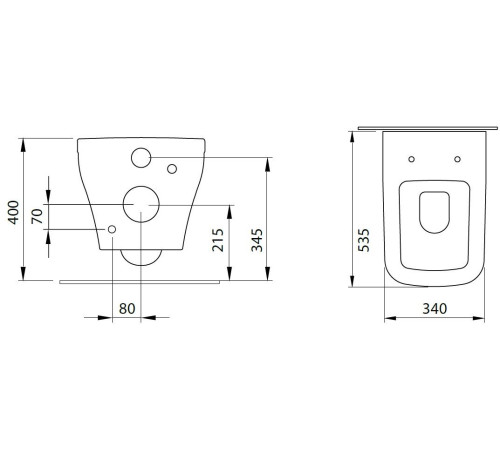 Унитаз с инсталляцией Allen Brau Infinity 4.21011.20/8.9466.0.000.000.1 белый глянец