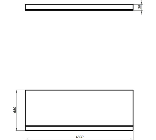 Фронтальный экран Aquanet Graciosa 150 R