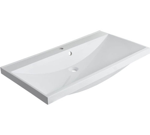 Тумба под раковину Aquanet Нота New 90 белый глянец