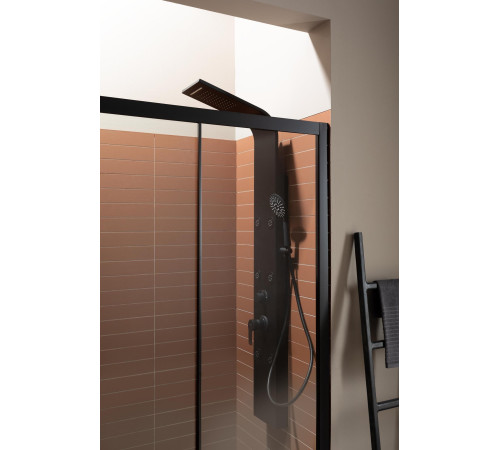 Душевая дверь Aquanet Pleasure AE60-N-150H200U-BT 150, прозрачное стекло