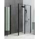 Душевой уголок Allen Brau Priority 90x80 3.31003.BBA + 3.31015.BBA черный браш