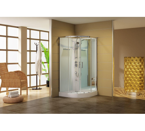 Душевая кабина Aquanet Passion R 2.0 90x90, прозрачное стекло