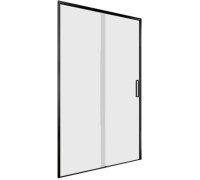 Душевая дверь Aquanet Pleasure Evo 110 AE65-N110-BT профиль черный, прозрачное стекло