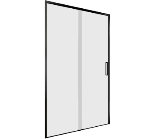 Душевая дверь Aquanet Pleasure Evo 110 AE65-N110-BT профиль черный, прозрачное стекло