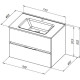 Тумба под раковину Aquanet Алвита New 70 2 ящика, дуб веллингтон табак