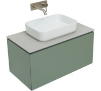 Тумба под раковину Allen Brau Infinity 85 1.21002.CGM олива матовый