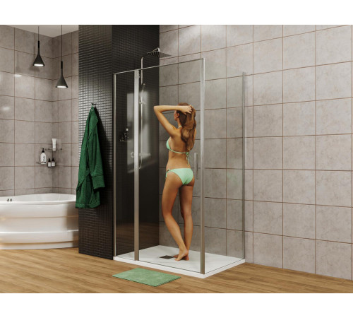 Душевой уголок Allen Brau Priority 160x100 3.31037.00 + 3.31046.00 хром