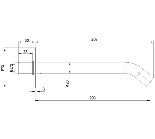 Излив Allen Brau Priority 5.31B18-31 черный матовый