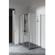 Душевой уголок Allen Brau Priority 160x90 3.31038.BA + 3.31044.BA серебро браш