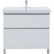 Тумба под раковину Aquanet Вега 90 напольная, белый глянец