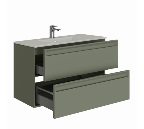 Тумба под раковину Allen Brau Eclipse 60 1.E1001.CGM 2.0 олива матовый
