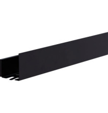 Полка Aquanet Магнум 50x12 черная матовая, с крючками