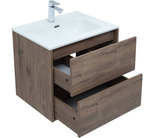 Тумба под раковину Aquanet Lino 60 (Flat) дуб веллингтон