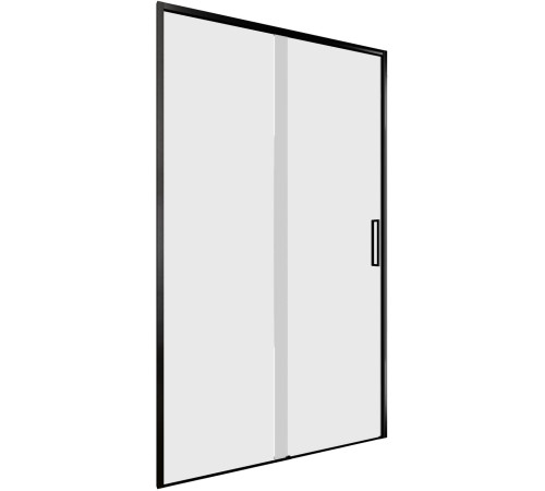 Душевая дверь Aquanet Pleasure Evo 110 AE65-N110-BT профиль черный, прозрачное стекло
