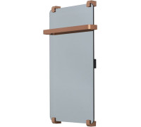 Полотенцесушитель электрический Allen Brau Infinity 80x44 с рейлингом и креплением, медь браш