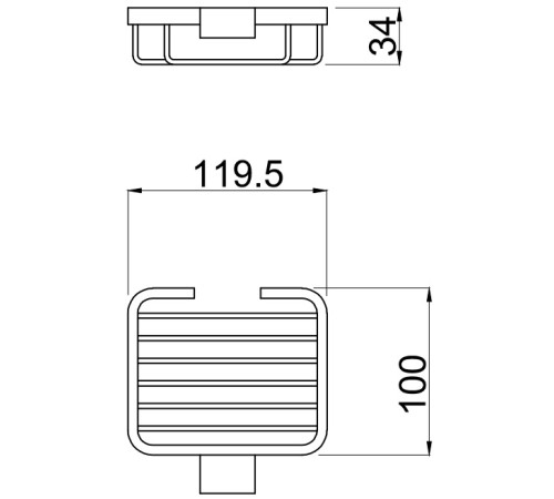 Мыльница Allen Brau Infinity 6.21005-00 хром