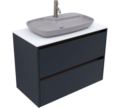 Тумба под раковину Allen Brau Activity 90 1.34013.AM антрацит матовый/олива браш