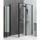 Душевой уголок Allen Brau Priority 160x90 3.31039.BBA + 3.31045.BBA черный браш