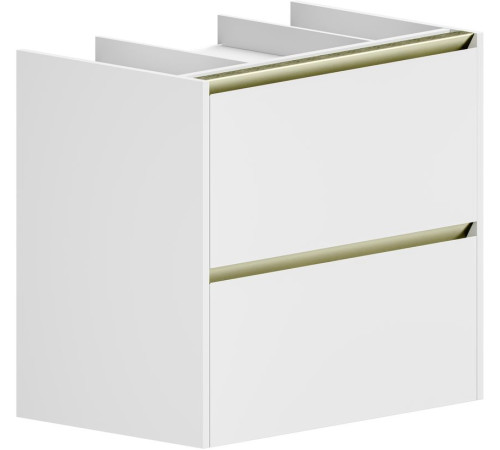 Тумба под раковину Allen Brau Activity 70 1.34011.WM белый матовый/олива браш