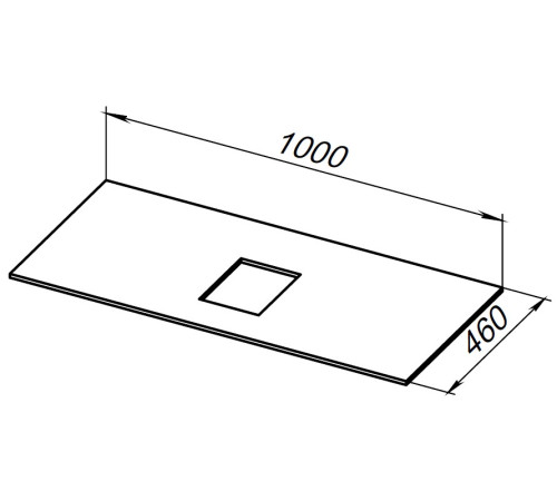 Столешница Allen Brau Infinity 100 1.21012.ST сатин