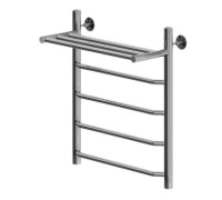 Полотенцесушитель водяной Aquanet Fiona с полкой 600x500