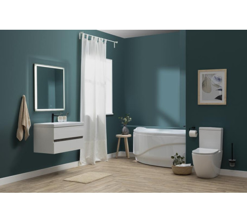 Зеркало Aquanet Nova Lite 75 дуб рошелье LED