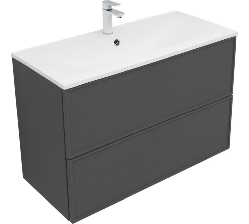 Тумба под раковину Aquanet Арт 90 ясень графит