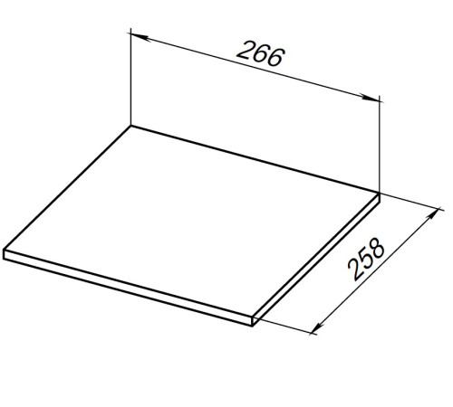 Полка для стеллажа Allen Brau Liberty 30 1.33009.B-S бежевый структ