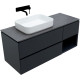 Тумба под раковину Allen Brau Infinity 120 1.21005.AM L антрацит матовый