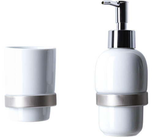 Стакан Allen Brau Priority 6.31002-BN белый/никель браш