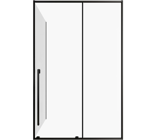 Душевой уголок Allen Brau Fantasy 130x80 3.11007.31 + 3.11012.31 черный матовый