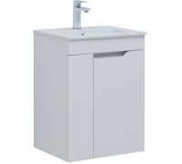 Тумба под раковину Aquanet Практика 50 белый матовый