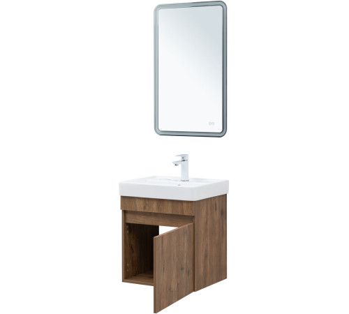 Тумба под раковину Aquanet Оптима 50 дуб рустикальный