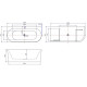 Акриловая ванна Allen Brau Priority 4 А 170x78 2.31004.21A/AM