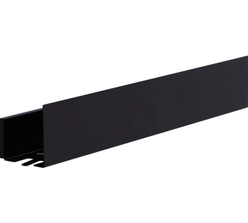 Полка Aquanet Магнум 50x12 черная матовая, с крючками