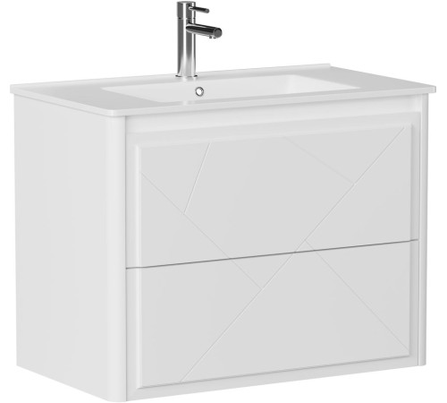 Тумба под раковину Allen Brau Paris 80 1.360001.WM белый матовый